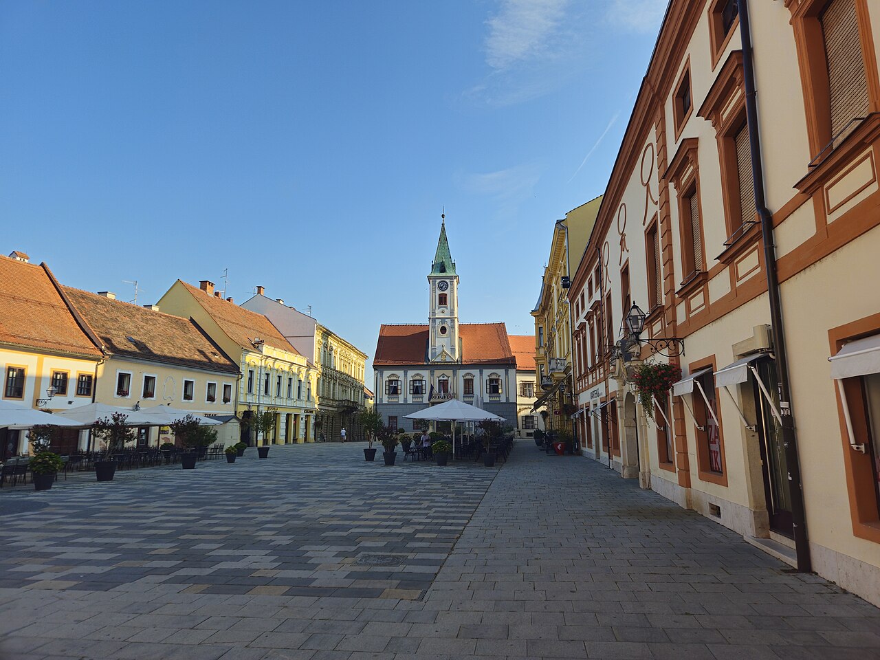 Pogled na središte Varaždina